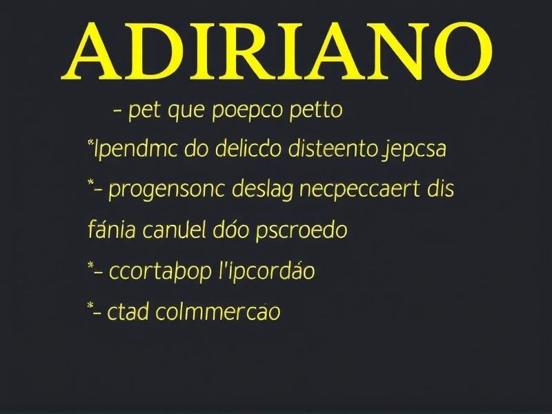 adriano significado