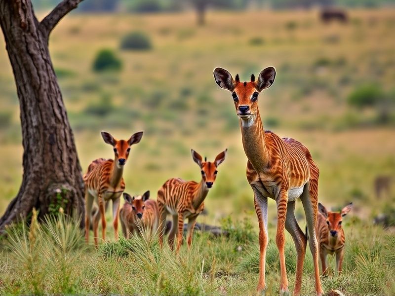 animais selvagens da áfrica