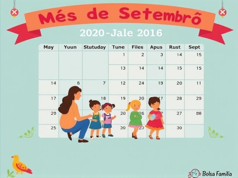 calendário bolsa família mês de setembro
