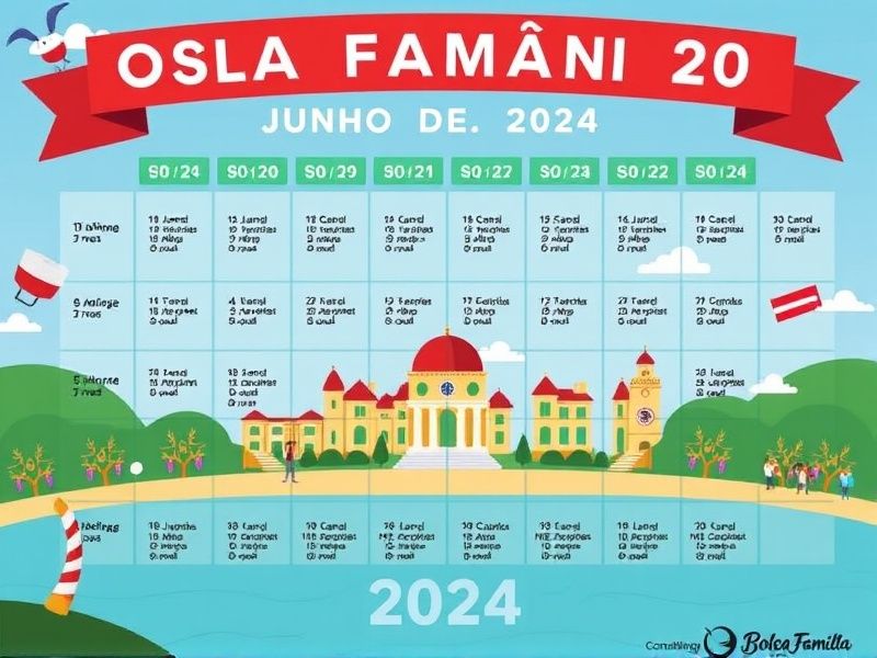 calendário do bolsa família de junho de 2024