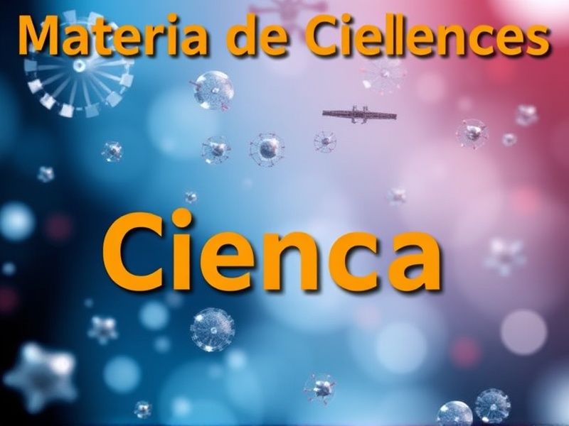 capa de matéria de ciências