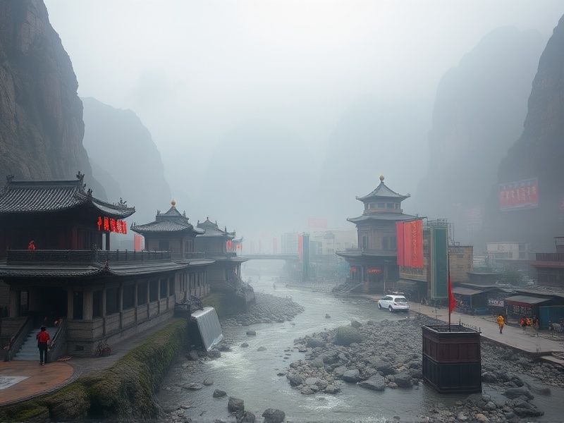 inundação na china