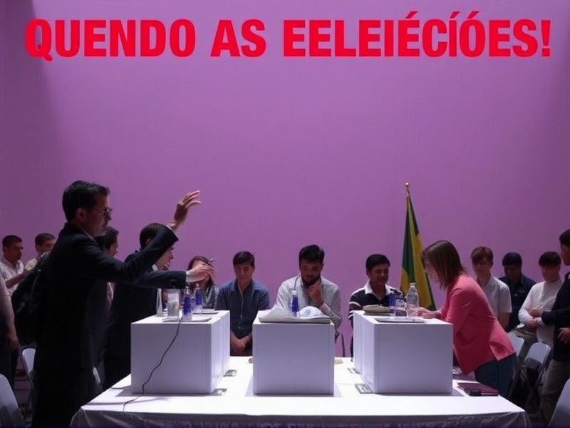 quando serão as eleições