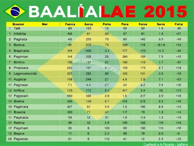 tabela brasileirão 2015