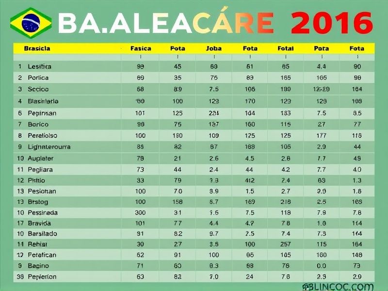tabela brasileirão 2016