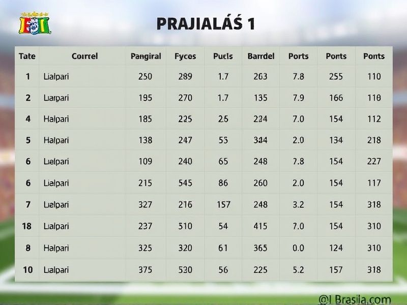 tabela do brasileirão terra